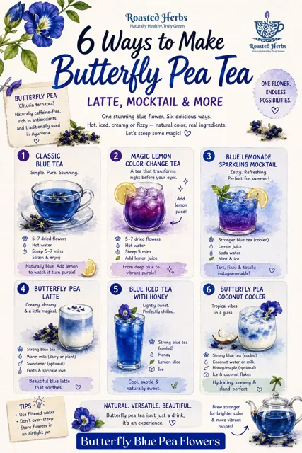7 ways to enjoy blue tea
